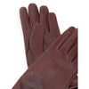Dolce & Gabbana Burgundy Leather Gloves