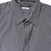 Dolce & Gabbana Black White Striped GOLD Formal Dress Shirt
