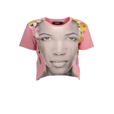 Desigual Rosa Cotton Women T-Shirt