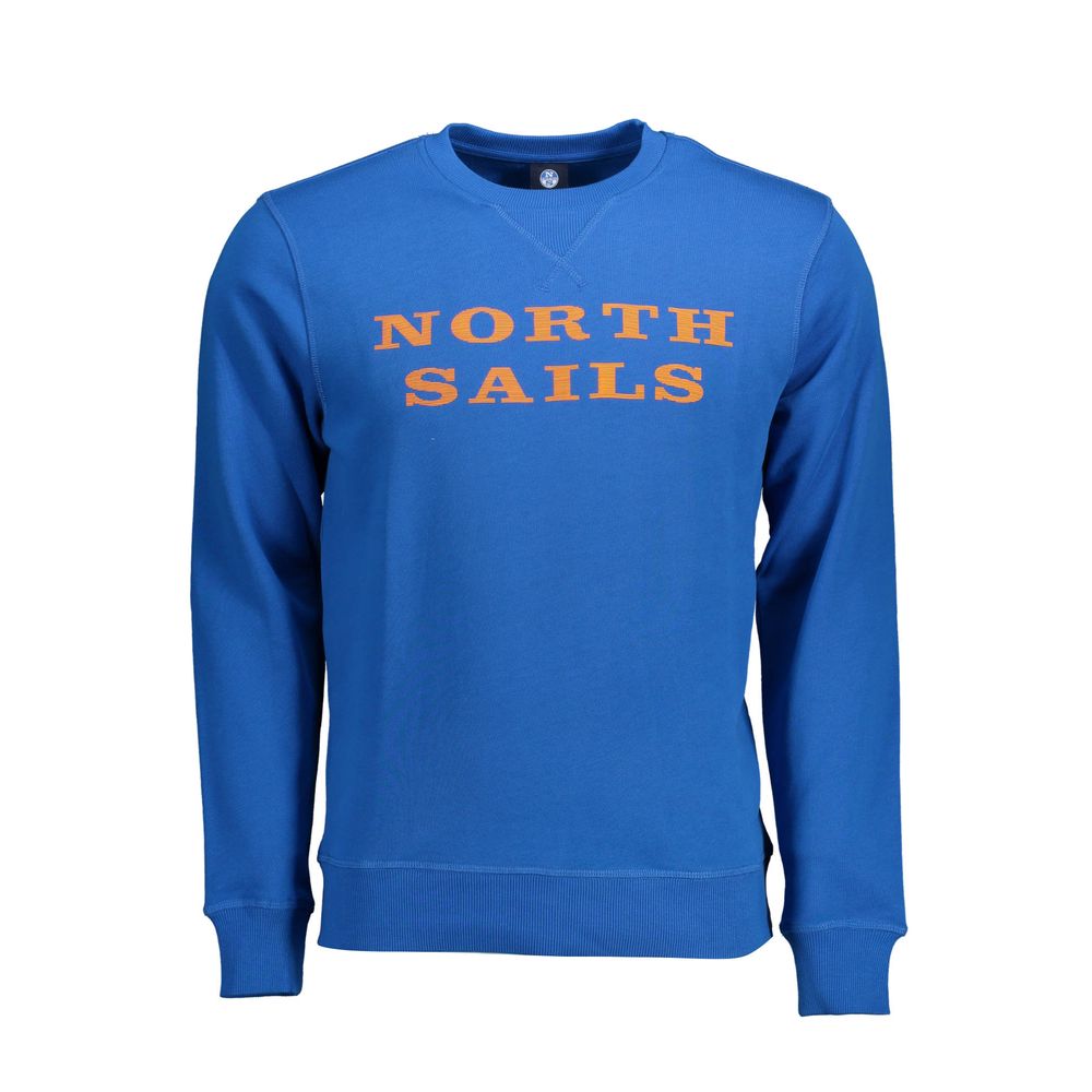 North Sails blaues Baumwoll-Sweatshirt