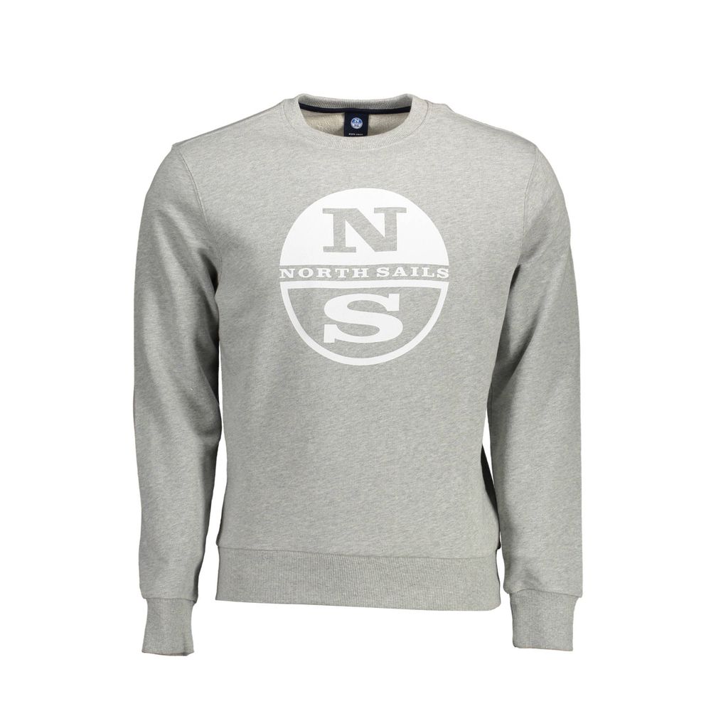 North Sails graues Baumwoll-Sweatshirt