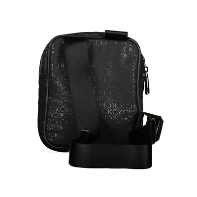 Calvin Klein Black Polyester Men Shoulder Bag