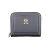 Tommy Hilfiger Blue Polyurethane Women Wallet