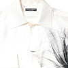 Dolce & Gabbana Ivory Silk Long Sleeves Men Casual Shirt