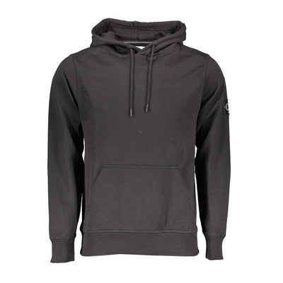 Calvin Klein Black Cotton Men Sweatshirt