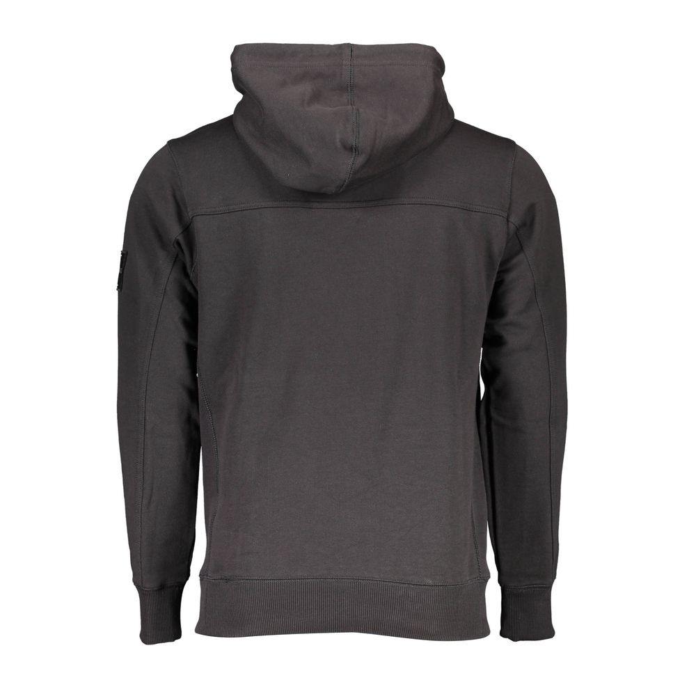Calvin Klein Black Cotton Men Sweatshirt