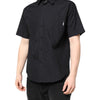 MSGM Black Printed Short Sleeves Collared Men Casual Shirt