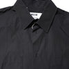 MSGM Black Printed Short Sleeves Collared Men Casual Shirt