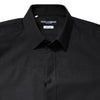 Dolce & Gabbana Black GOLD Cotton Dress Formal Shirt