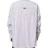 Dolce & Gabbana White Black Stripe Button Down Casual Shirt