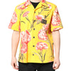 Dolce & Gabbana Yellow Floral Men Button Down Casual Shirt