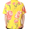 Dolce & Gabbana Yellow Floral Men Button Down Casual Shirt