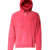 Dolce & Gabbana Red Cotton Knit Hooded Men Pullover Sweater