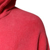 Dolce & Gabbana Red Cotton Knit Hooded Men Pullover Sweater