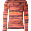 Dolce & Gabbana Multicolor Wool DGLogo Knit Pullover Sweater