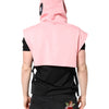Dolce & Gabbana Pink Cotton Hooded Men Sportswear Vest Sweater
