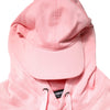Dolce & Gabbana Pink Cotton Hooded Men Sportswear Vest Sweater