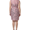Dolce & Gabbana Pink Floral Lace Sleeveless Sheath Dress
