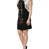 Dolce & Gabbana Black Fashion Devotion Embellish Mini Dress