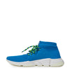 Balenciaga Blue Cotton Athletic Sneakers