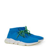 Balenciaga Blue Cotton Athletic Sneakers