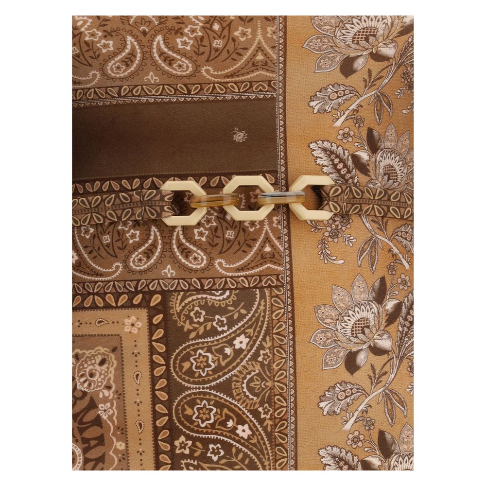 Zimmermann Badeanzug aus braunem Polyamid