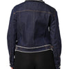 Dolce & Gabbana Blue Denim Cotton Crystal Embellished Jacket