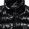 Dolce & Gabbana Black Logo Plaque Full Zip Puffer Jacket