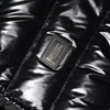 Dolce & Gabbana Black Logo Plaque Full Zip Puffer Jacket
