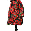 Dolce & Gabbana Multicolor Floral Full Zip Padded Jacket