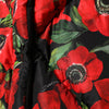 Dolce & Gabbana Multicolor Floral Full Zip Padded Jacket