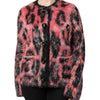 Dolce & Gabbana Red Mohair Wool Button Down Cardigan Sweater