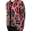 Dolce & Gabbana Red Mohair Wool Button Down Cardigan Sweater