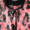 Dolce & Gabbana Red Mohair Wool Button Down Cardigan Sweater