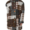 Dolce & Gabbana Multicolor Patchwork Button Down Jacket