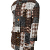 Dolce & Gabbana Multicolor Patchwork Button Down Jacket