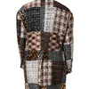 Dolce & Gabbana Multicolor Patchwork Button Down Jacket