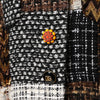 Dolce & Gabbana Multicolor Patchwork Button Down Jacket