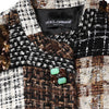 Dolce & Gabbana Multicolor Patchwork Button Down Jacket