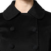 Dolce & Gabbana Black Wool Sartoria Italiano Blazer Jacket