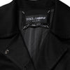 Dolce & Gabbana Black Wool Sartoria Italiano Blazer Jacket