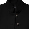 Dolce & Gabbana Black Wool Single Breasted Trench Coat Jacket