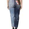Dolce & Gabbana Multicolor Patchwork High Waist Denim Jeans