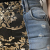 Dolce & Gabbana Multicolor Patchwork High Waist Denim Jeans