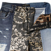 Dolce & Gabbana Multicolor Patchwork High Waist Denim Jeans