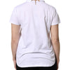 Dolce & Gabbana White Chain Pearl Cotton Round Neck T-shirt