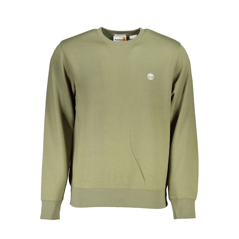 Timberland Verde Cotton Men Sweatshirt