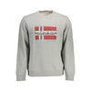 Napapijri Grigio Cotton Men Sweatshirt