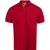 Burberry Red Cotton Collared Polo Shirt