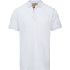 Burberry – Weißes Poloshirt aus Baumwolle mit Kragen